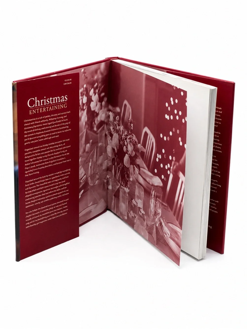Williams-Sonoma Christmas Entertaining Hardcover Cookbook